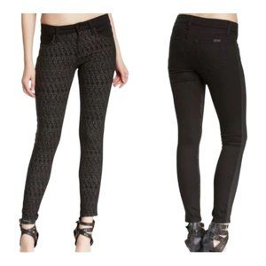 Joe's Jeans Herringbone Front Crop Skinny Jean NWT Sz 28